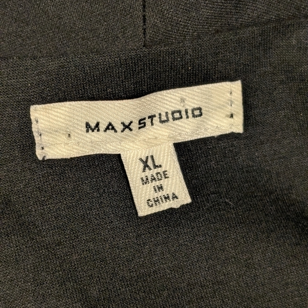 Max Studio Womens Scuba Jacket Black XL - Picture 7 of 10